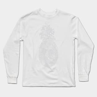 Zentangle Pineapple Long Sleeve T-Shirt